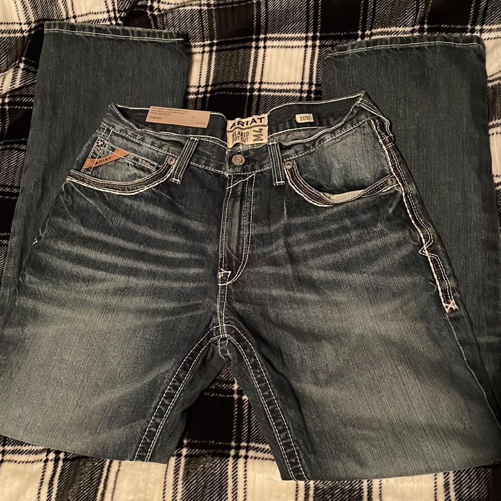 Mens Ariat M4 Relaxed Bootcut Jeans